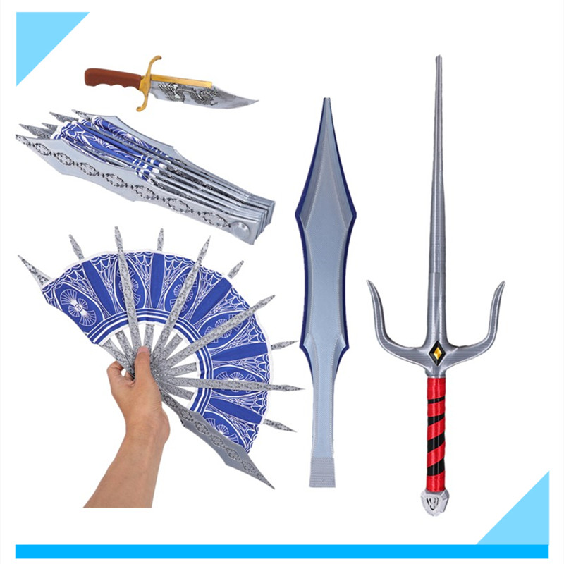 Cosplay Prop Dagger - كيتانا تأثيري المشجعين مروحة قابلة للطي