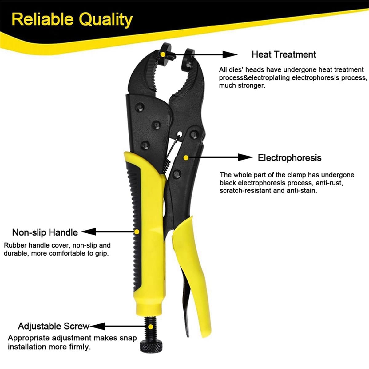 Snap Plier Setter - عرض ساخن~طقم أدوات تثبيت الأزرار الضاغطة