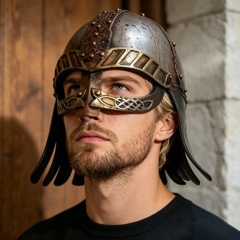 Cosplay Props Eva Foam - خوذة الفايكنج الجديدة لعام 2026، خوذة
