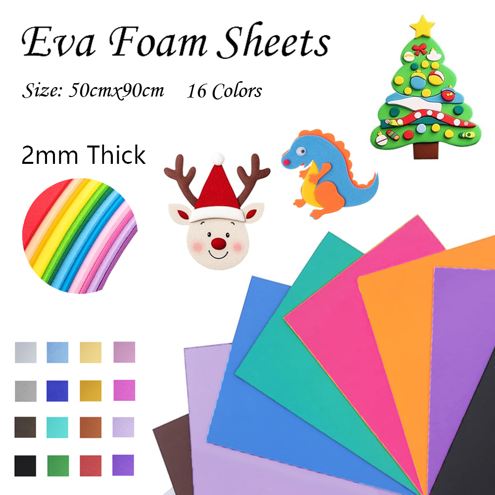 Cosplay Props Eva Foam - 16 ألوان ملونة إيفا رغوة صفائح