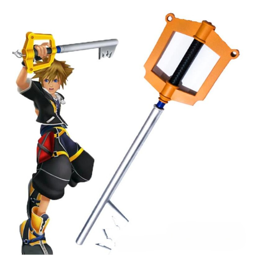 88 سم سيف سيف سوريه الذهبي من  - مراجعة Keyblade Cosplay Prop وسعره