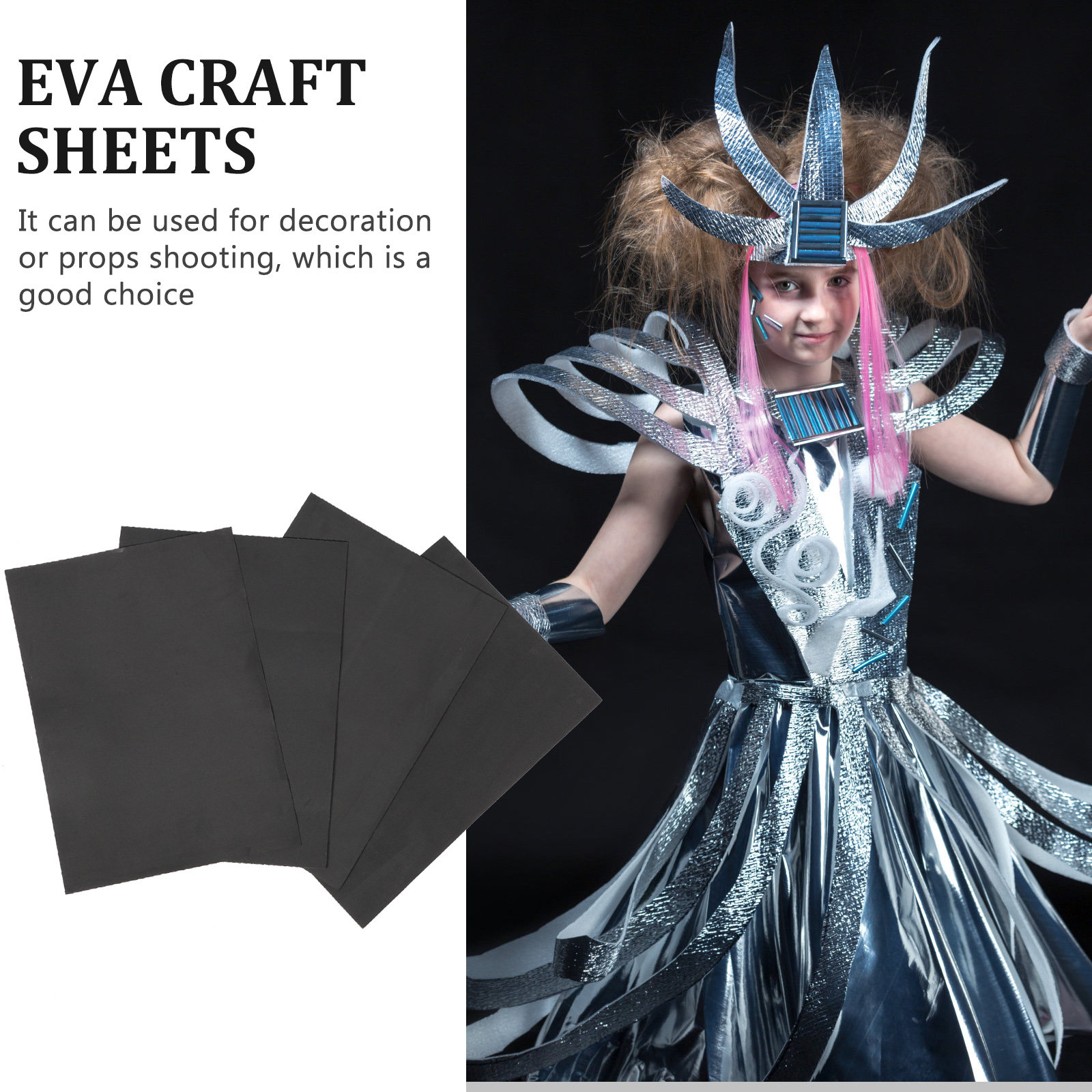 4 قطع ألواح فوم إيفا للحرف الي - مراجعة Cosplay Props Eva Foam وسعره