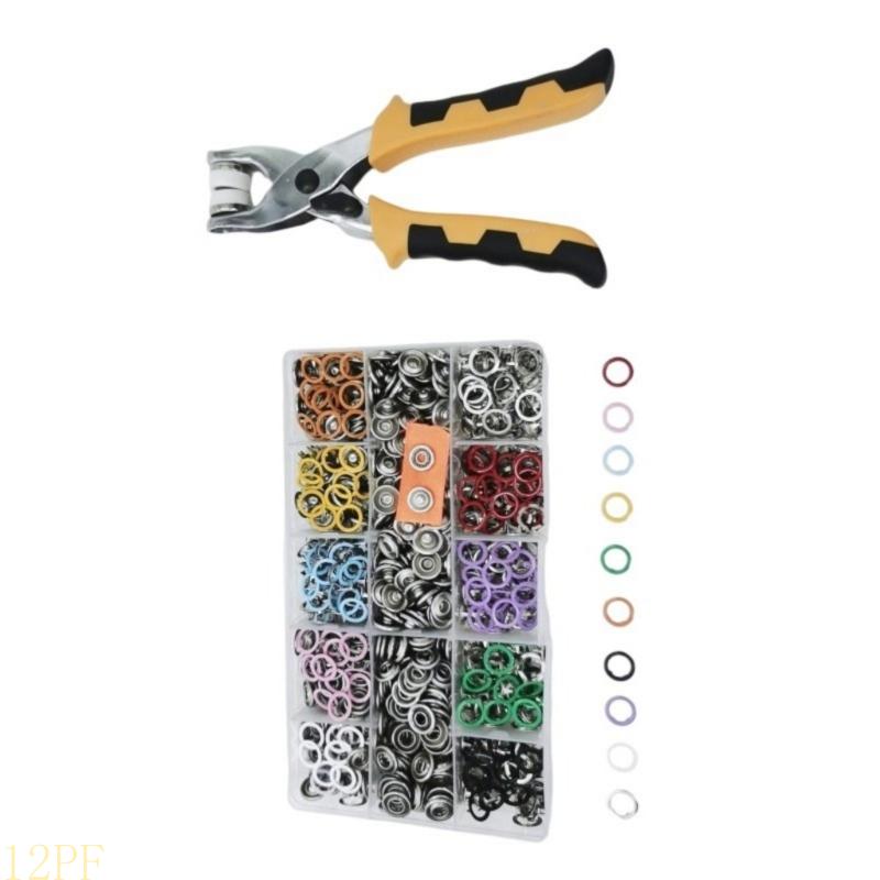 مشابك معدنية 12PF 11 مم مع ذو  - مراجعة Snap Plier Setter وسعره