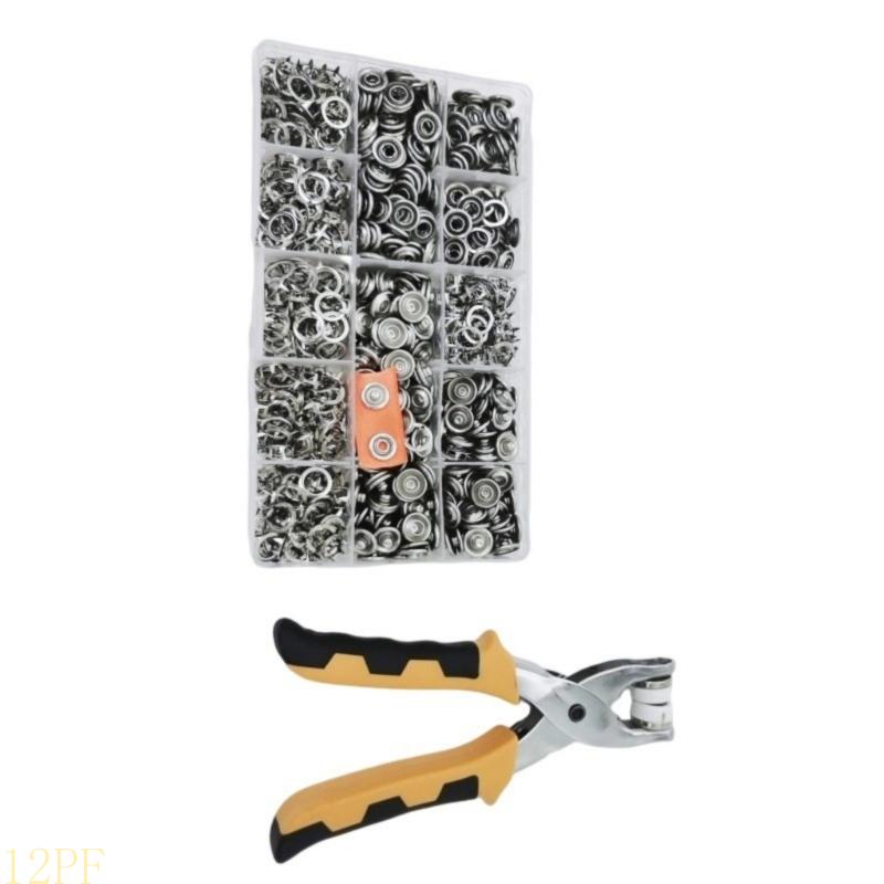 مشابك معدنية 12PF 11 مم مع ذو  - مراجعة Snap Plier Setter وسعره