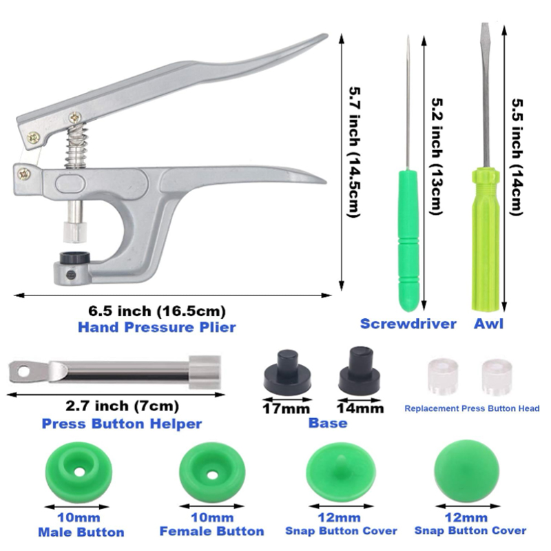 أزرار إطباقية و كماشة إطباقية  - مراجعة Snap Plier Setter وسعره