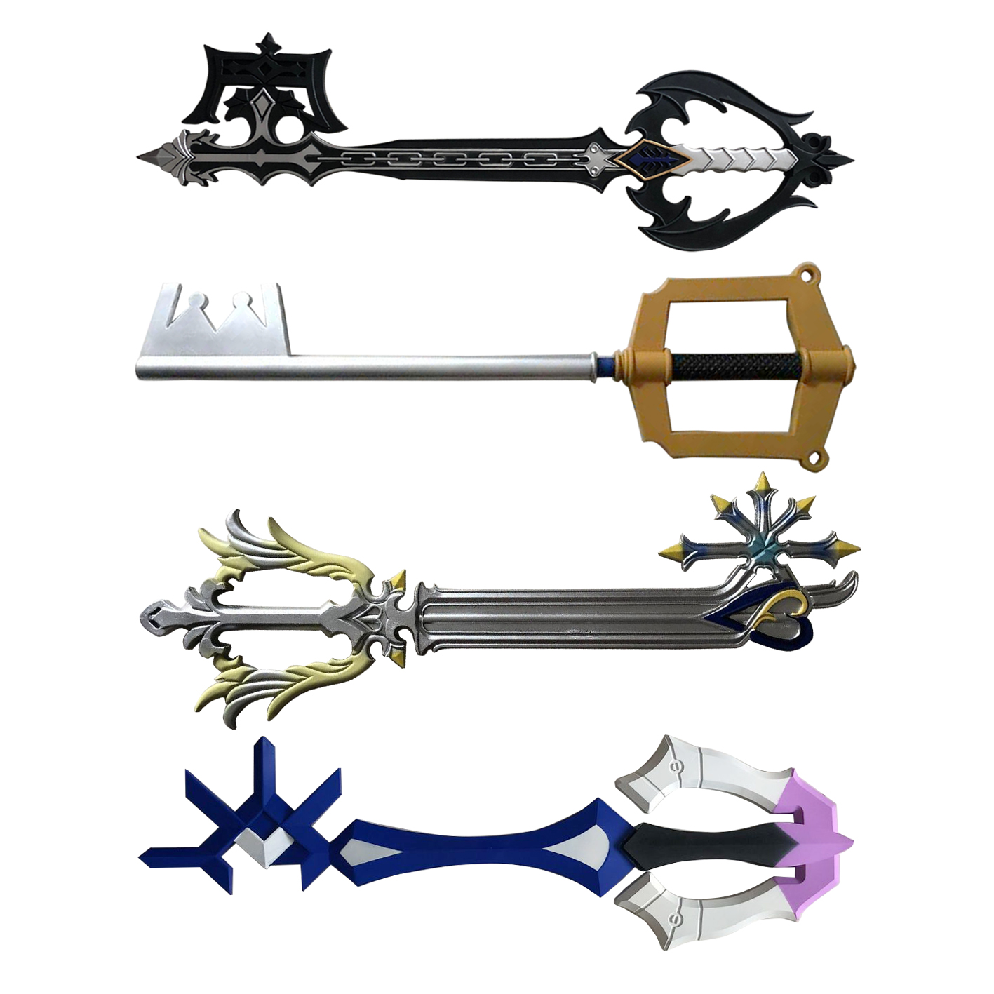 سيف ذهبي من لعبة كينجدوم هارتس - مراجعة Keyblade Cosplay Prop وسعره