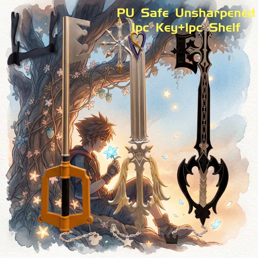 سيف كينجدوم هارتس سورا بطول 34 - مراجعة Keyblade Cosplay Prop وسعره