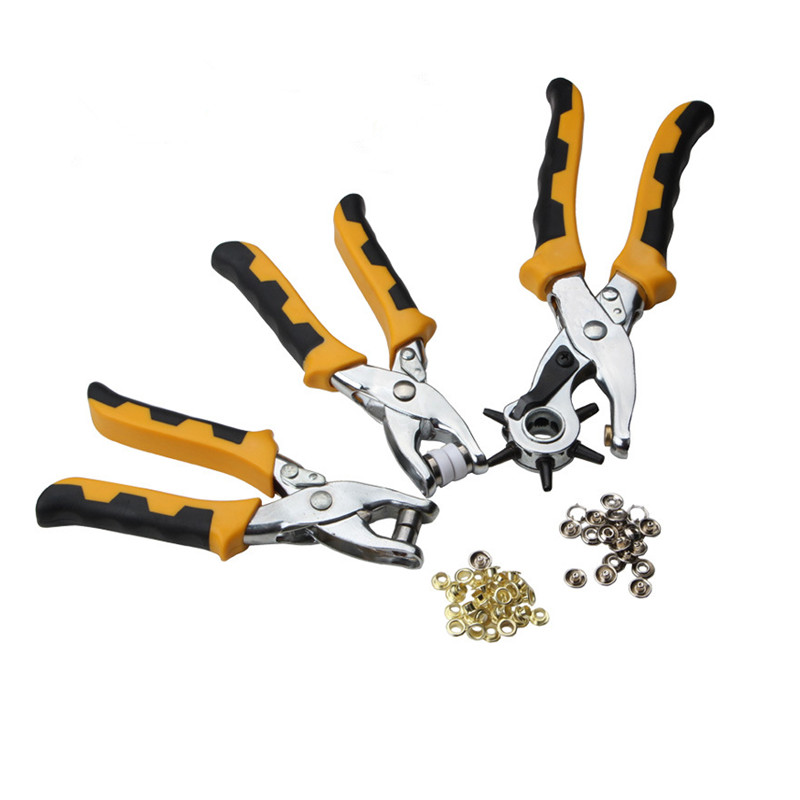 طقم أدوات صناعة الجلود 3 في 1: - مراجعة Snap Plier Setter وسعره