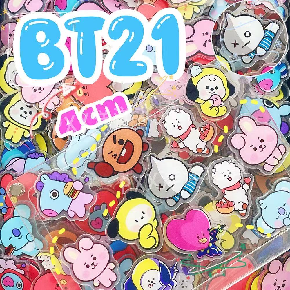 100 قطعة من قطع الأكريليك BT21 - مراجعة Cosplay Material For Prop وسعره