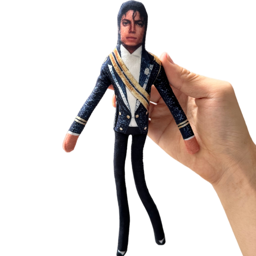 1-6 قطع دمية مايكل جاكسون للعب - مراجعة Prop For Cosplay وسعره