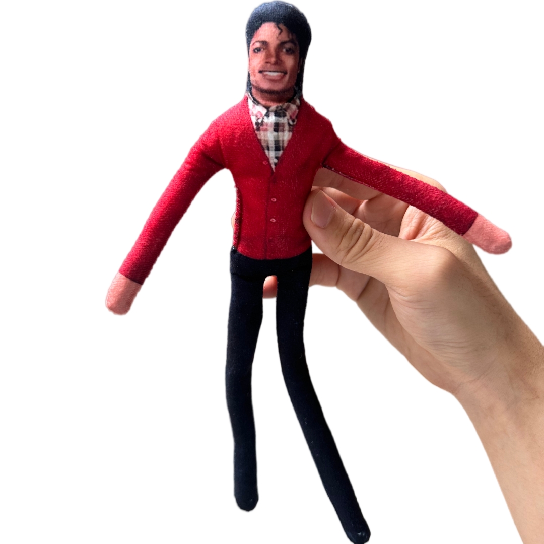 1-6 قطع دمية مايكل جاكسون للعب - مراجعة Prop For Cosplay وسعره